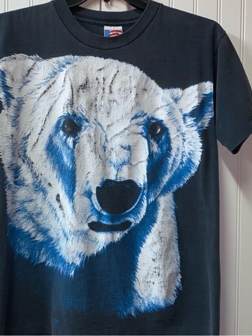 90s Polar Bear Wildlife Shirt L Vintage Single Stitch